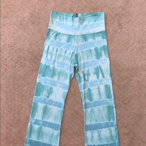 Hard Tail blue/green tie dye yoga pants